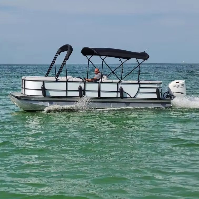 9M Sporty Aluminum Pontoon Boat Manufacturer in China for Outdoor Activities Inspired by Australia Yacht